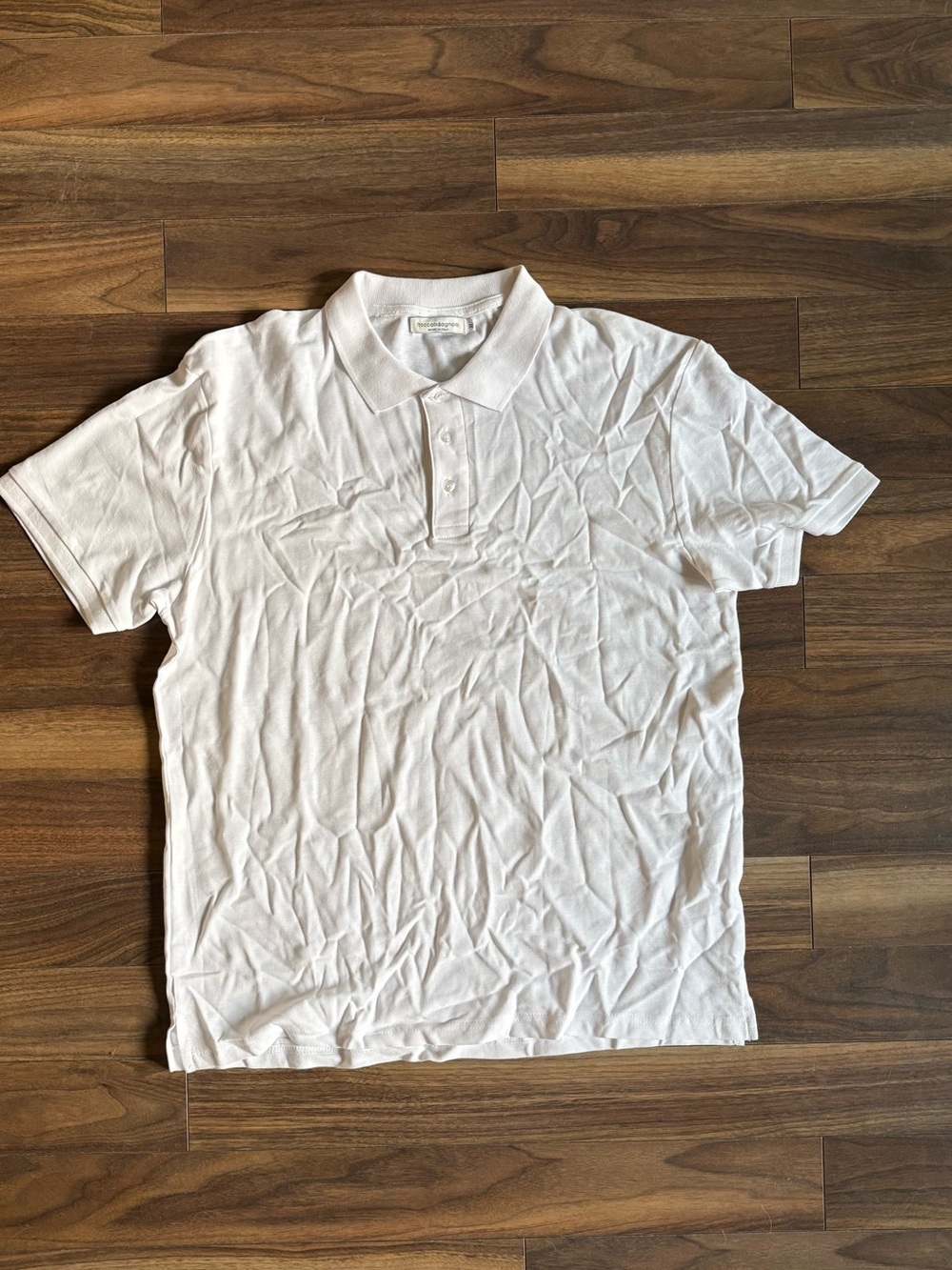 Made in Italy Men's White Short-Sleeve Polo Shirt - Unbranded
